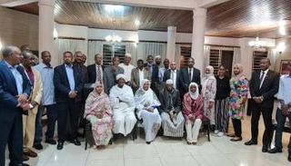 وزيرة الخارجية مع أبناء الجالية السودانية برواندا