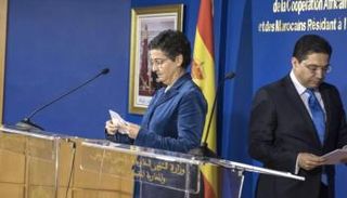 وزيرا خارجية المغرب وإسبانيا في لقاء سابق