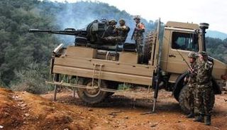 قوات من الجيش الجزائري في عملية عسكرية ضد معاقل الإرهابيين في 2021- أرشيفية