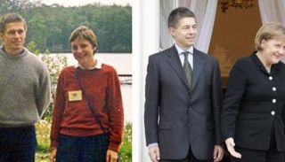 ميركل وزوجها سوير في فترة حكمها وخلال الدراسة