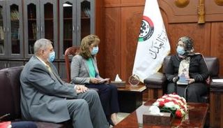 المبعوث الأممي إلى ليبيا يان كوبيش ووزيرة العدل  