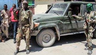 عناصر من الجيش الصومالي في شوارع مقديشو