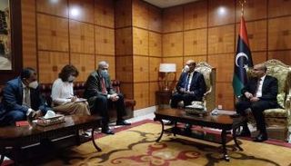 المبعوث الأممي ونائبا الرئاسي الليبي