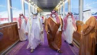ولي العهد السعودي يستقبل ولي عهد أبوظبي في جدة