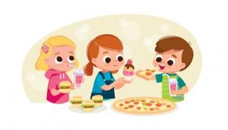 مخاطر الوجبات السريعة على صحة الأطفال‎