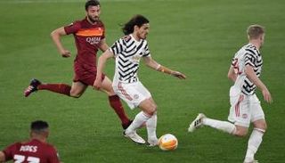 صورة من مباراة مانشستر يونايتد وروما