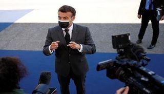 الرئيس الفرنسي إيمانويل ماكرون