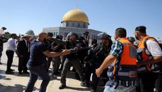 مواجهات فلسطينية إسرائيلية في القدس