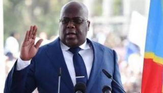 فيليكس تشيسيكيدى رئيس الكونغو ورئيس دورة الاتحاد الأفريقي الحالية