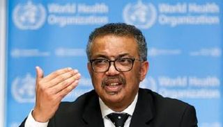 المدير العام للمنظمة تيدروس أدهانوم جيبريسوس