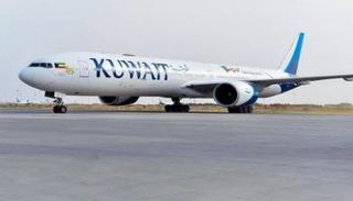 طائرة تابعة للخطوط الجوية الكويتية