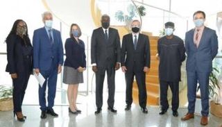 لقاء البعثة الأمريكية مع موسى فكي 