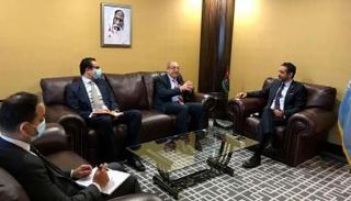 جانب من لقاء مندوبي مصر وليبيا في الأمم المتحدة