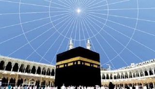 تصور لتعامد الزهرة مع الكعبة المشرفة