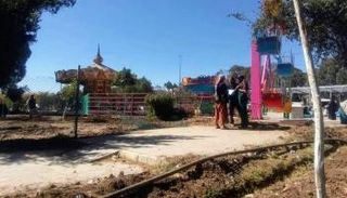 حديقة خاوية بمنطقة تخضع لسيطرة المليشيا