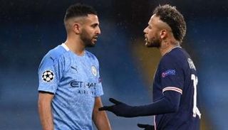 رياض محرز مع نيمار دا سيلفا