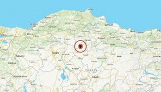 النقطة التي ضربها الزلزال