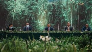 رئيس الوزراء الإثيوبي آبي أحمد خلال الحفل