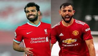 برونو فرنانديز ومحمد صلاح