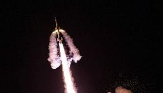 لحظة إطلاق الصاروخ