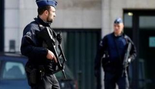 عناصر من الشرطة البلجيكية