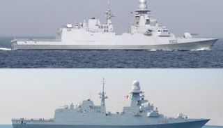 جانب من التدريب البحري المصري الإيطالي