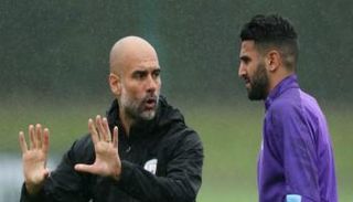 بيب جوارديولا ورياض محرز 