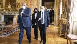 وزيرا خارجية فرنسا ومصر