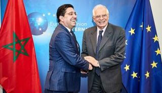 وزير الخارجية المغربي ونظيره في الاتحاد الأوربي- أرشيفية