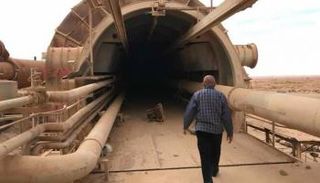 جانب من معمل الفوسفات غربي العراق