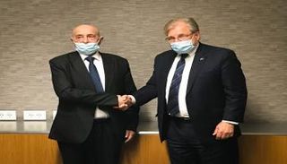 السفير الأمريكي في ليبيا خلال لقائه رئيس مجلس النواب الليبي في القاهرة