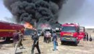 9 مصابين في انفجار داخل مصنع للكيماويات بإيران