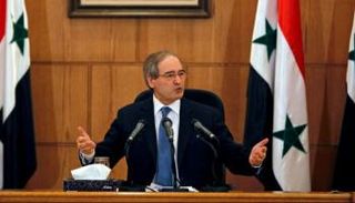 وزير الخارجية السوري فيصل المقداد