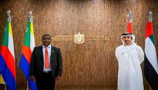 الشيخ عبدالله بن زايد آل نهيان يستقبل ظاهر ذو الكمال
