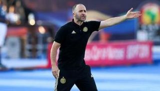 جمال بلماضي مدرب منتخب الجزائر 