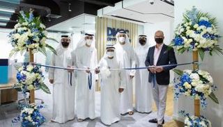 جانب من حفل افتتاح "دبي للسلع المتعددة" "مركز كريبتو"
