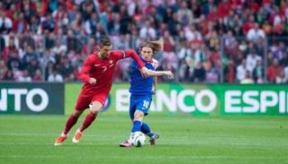 كريستيانو رونالدو مع لوكا مودريتش