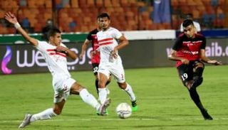 أحمد سمير خلال مواجهة سابقة أمام الزمالك