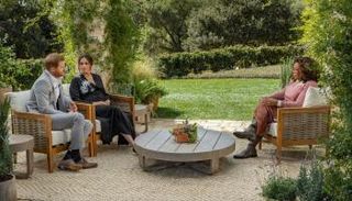 الأمير هاري وميجان ماركل والمذيعة أوبرا وينفري