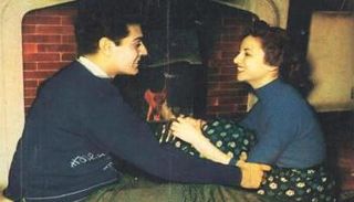 فاتن حمامة مع عمر الشريف