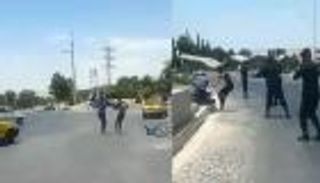 فيديو.. اختطاف إيراني أمام قوات الأمن في وضح النهار