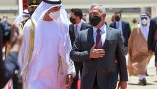 الشيخ محمد بن زايد آل نهيان والملك عبدالله الثاني