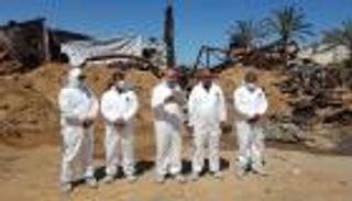 إخلاء حي بغزة بعد تسرب غازات سامة من مستودع قصفته إسرائيل