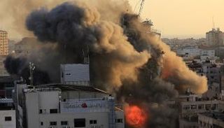 غارة إسرائيلية على قطاع غزة - أ.ف.ب