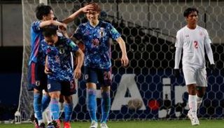 منتخب اليابان ضد ميانمار في تصفيات مونديال 2022