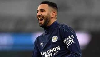 رياض محرز نجم فريق مانشستر سيتي