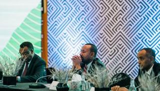 جانب من اجتماع اللجنة التنفيذية لحزب الازدهار الإثيوبي