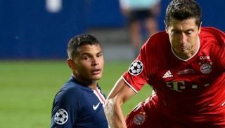 تياجو سيلفا مع باريس سان جيرمان ضد بايرن ميونخ