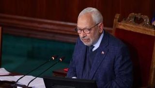 راشد الغنوشي زعيم حركة النهضة الإخوانية في تونس - 