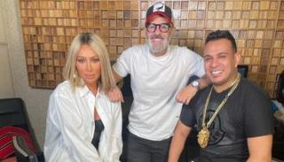 مايا دياب مع محمود الليثي وحمدي بدر